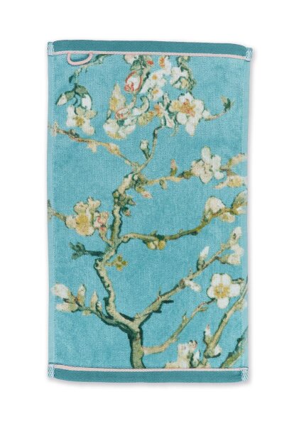 Beddinghouse x Van Gogh Museum Gästehandtuch Blossom Towel_Blue_UV_UV_30x50 30 x 50 cm 1 Gästehandtuch