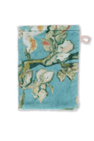 Beddinghouse x Van Gogh Museum Waschlappen Blossom Towel_Blue_UV_UV_16x22 16 x 22 cm 3 x Waschlappen