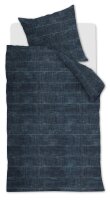 vtwonen Bettwäsche Vintage Indigo_Dark Blue_DE_UV_155x220 155 x 220 cm + 1x 80 x 80 cm 1 Bettbezug, 1 Kissenbezug