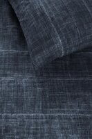 vtwonen Bettwäsche Vintage Indigo_Dark Blue_DE_UV_155x220 155 x 220 cm + 1x 80 x 80 cm 1 Bettbezug, 1 Kissenbezug