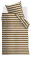 vtwonen Bettwäsche Bold Stripe_Light Brown_DE_UV_135x200 135 x 200 cm + 1x 80 x 80 cm 1 Bettbezug, 1 Kissenbezug