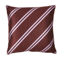 vtwonen Dekokissen Diagonal Cushion_Dark Red_UV_UV_50x50 1x 50x50 cm 1 Zierkissen