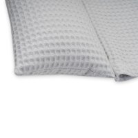 Julius Zöllner GmbH &Co.KG Bezug Waffelpiqué Light Grey Loop Comfy  (BxLxH)  B=12 x L=55 x H=12 cm