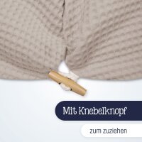 Julius Zöllner Waffelpiqué Nougat Stillkissen Nappi 190