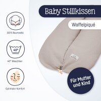 Julius Zöllner Waffelpiqué Nougat Stillkissen Nappi 190