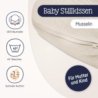 Julius Zöllner sand Stillkissen Musselin 190