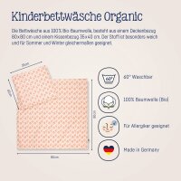 Julius Zöllner GmbH &Co.KG Bettwäsche Raute Bettwäsche Organic 80/80+35/40 (BxLxH)  B=20 x L=30 x H=2,5 cm