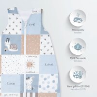 Julius Zöllner Patch blue Schlafsack 70