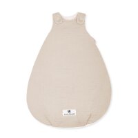 Julius Zöllner GmbH &Co.KG Schlafsack sand Babyschlafsack Musselin 50/56 (BxLxH)  B=39 x L=56 x H=3 cm