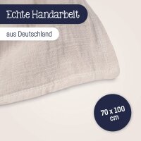 Julius Zöllner sand Kuscheldecke Musselin 70x100