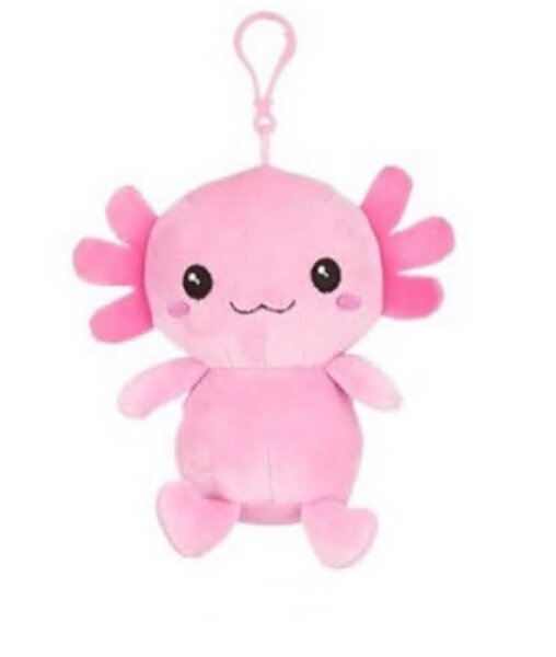 KAWAII Kuties Plüsch Kuscheltier Plüsch Plüschfigur Teddybär Stofftier für Kinder Bagclip 12 cm Axolotl Anime Kawaii Plush Stofftier Cute Plushie Halloween Geschenke