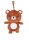 KAWAII Kuties Plüsch Kuscheltier Plüsch Plüschfigur Teddybär Stofftier für Kinder Bagclip 12 cm Teddy Anime Kawaii Plush Stofftier Cute Plushie Halloween Geschenke