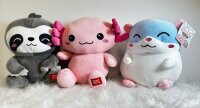 KAWAII Kuties Plüsch Kuscheltier Plüsch Plüschfigur Teddybär Stofftier für Kinder 24 cm Axolotl Anime Kawaii Plush Stofftier Cute Plushie Halloween Geschenke