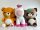 KAWAII Kuties Plüsch Kuscheltier Plüsch Plüschfigur Teddybär Stofftier für Kinder 24 cm Teddy Anime Kawaii Plush Stofftier Cute Plushie Halloween Geschenke