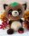 KAWAII Kuties Plüsch Kuscheltier Plüsch Plüschfigur Teddybär Stofftier für Kinder 24 cm Waschbär Anime Kawaii Plush Stofftier Cute Plushie Halloween Geschenke