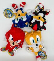 Sonic The Hedgehog - SEGA - Sonic Plüschtier 22 cm, Sonic Kuscheltier blau