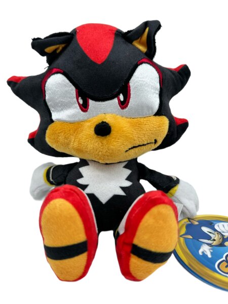 Sonic The Hedgehog - SEGA - Sonic Plüschtier 22 cm, Sonic Kuscheltier schwarz