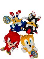 Sonic The Hedgehog - SEGA - Sonic Plüschtier 22 cm, Sonic Kuscheltier Sonic Set alle 4