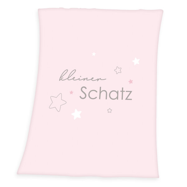 Herding Kleiner Schatz Microfaserflausch-Decke Kuscheldecke 75/100 cm