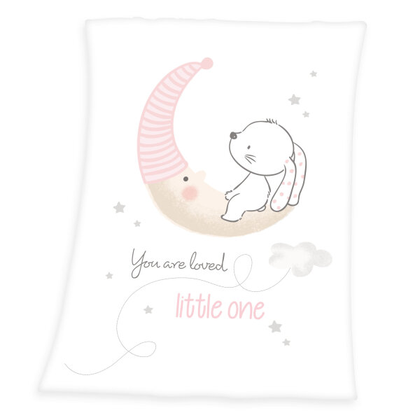 Herding Little Bunny Soft-Peachdecke Kuscheldecke 75/100 cm