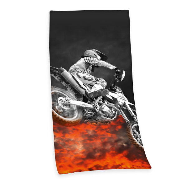 Herding Motocross Velourstuch Tuch Gr. 75/150 cm