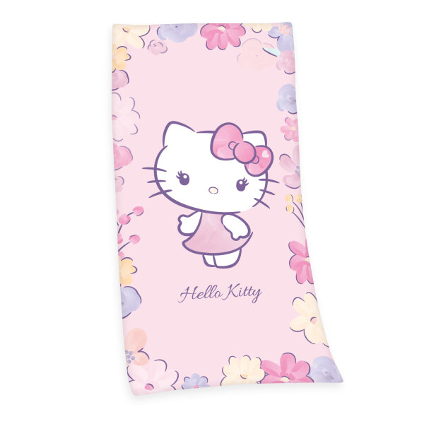 Herding Hello Kitty Velourstuch Tuch Gr. 75/150 cm