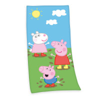 Herding Peppa Pig Velourstuch Tuch Gr. 75/150 cm