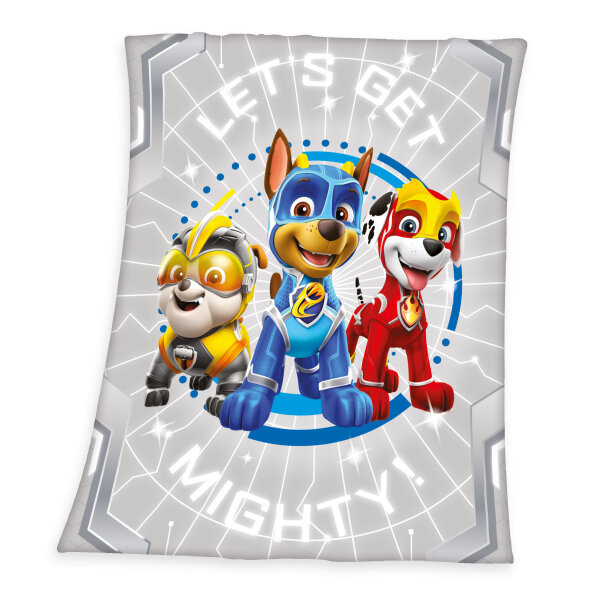 Herding Paw Patrol Fleece-Decke Kuscheldecke Gr. 130x160 cm