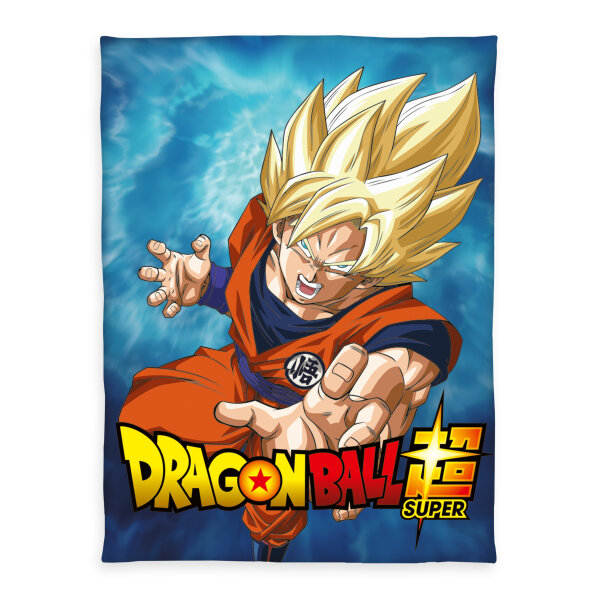 Herding Dragonball Super Wellsoft-Flauschdecke  Kuscheldecke Gr. 150/200 cm