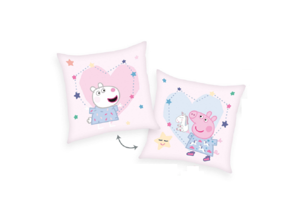 Herding Peppa Pig Dekokissen Dekokissen Gr. 40/40 cm rosa Peppa Wutz