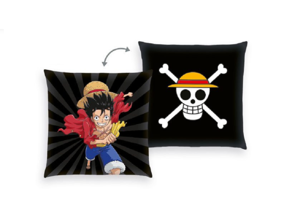 Herding One Piece Dekokissen Dekokissen Gr. 40/40 cm Piratenflagge