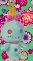 Disney Kuscheltier Plüschtier Voodoo Puppe doll Schrulle Scrump Stitch Disney 28 cm Lilo und Stitch Kuscheltier