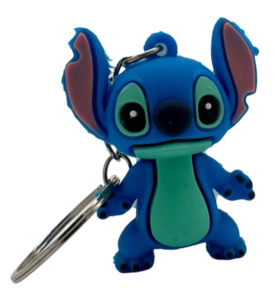 Schlüsselanhänger  Lilo & Stitch Mini Anhänger Geschenk Cartoon Schlüsselanhänger Silikon Schlüsselanhänger für Handyhülle Charme Rucksack Geschenk Stitch