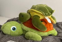 Schildkröte Kuscheltier Plüschtier Stofftier XXL 30 cm grün supersoft