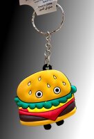 Schlüsselanhänger  Mini Anhänger Geschenk Cartoon Schlüsselanhänger Silikon Schlüsselanhänger für Handyhülle Charme Rucksack Geschenk Hamburger