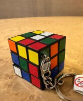 Schlüsselanhänger  Mini Anhänger Geschenk Cartoon Schlüsselanhänger Silikon Schlüsselanhänger für Handyhülle Charme Rucksack Geschenk Spiel Zauberwürfel Rubiks Cube Würfel 3 cm