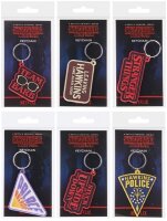 Schlüsselanhänger 6cm Mini Anhänger Geschenk Cartoon Schlüsselanhänger Silikon Schlüsselanhänger für Handyhülle Charme Rucksack Geschenk Stranger Things Team Barb