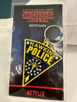 Schlüsselanhänger 6cm Mini Anhänger Geschenk Cartoon Schlüsselanhänger Silikon Schlüsselanhänger für Handyhülle Charme Rucksack Geschenk Stranger Things Hawkings Police