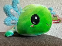 Axolotl Echse Molch Salamnder Kuscheltier Figur Plüsch Tintenfisch Spiel Puppe XL 29 cm Plüschtier Püsch Wassertier grün