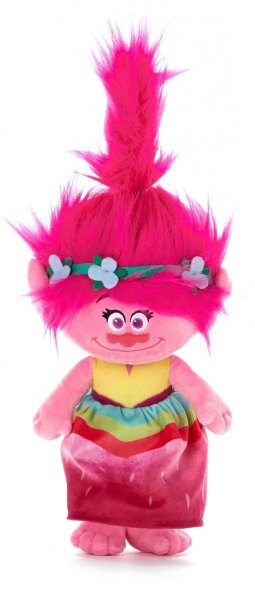 Trolls Plüsch Kuscheltier XXL 40 cm pink Trolls mit Kleid Plüschtier Anime Kawaii Plush Stofftier Cute Plushies Plüschtiere Plushie Halloween Weihnachten Geschenke für Kinder