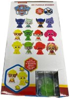 Radiergummi Puzzle Paw Patrol Chase, Everest, Rubble, Marshall, Skye,1 Stück 4,5 x 6 cm Überraschungspaket keine freie Auswahl . Mädchen und Jungen Geschenk Cartoon  Silikon