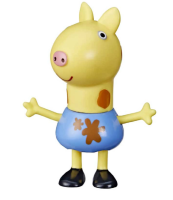 Peppa Pig Peppas Clubhouse surprise Figur 6 cm 1 Stück - Peppa Wutz Überraschungspaket keine freie Auswahl . Jeweils separat erhältlich. Je nach Verfügbarkeit. Mädchen und Jungen Geschenk Cartoon