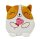 KAWAII Kuties Plüsch Kuscheltier Plüsch Plüschfigur Hund braun weiß Stofftier für Kinder 20 cm Anime Kawaii Plush Stofftier Cute Plushie Halloween Geschenke