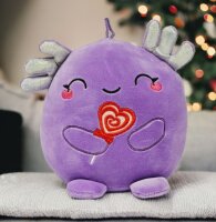 KAWAII Kuties Plüsch Kuscheltier Plüsch Plüschfigur Axolotl lila Stofftier für Kinder 20 cm Anime Kawaii Plush Stofftier Cute Plushie Halloween Geschenke