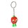 Schlüsselanhänger Mini Tomate Anhänger 4 cm 3D Geschenk Cartoon Schlüsselanhänger Silikon Schlüsselanhänger für Handyhülle Charme Rucksack Geschenk