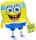 Sponge Bob Schwammkopf Spongebob Kuscheltier XXL 30 cm  Spongebob blau Plüschtier Stofftier Geschenk für Mädchen Jungen und Kinder