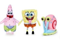 Sponge Bob Patrick Schwammkopf Spongebob Patrick Zunge Kuscheltier XXL 33 cm  Spongebob blau Plüschtier Stofftier Geschenk für Mädchen Jungen und Kinder