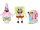 Sponge Bob Patrick Schwammkopf Spongebob Patrick Zunge Kuscheltier XXL 33 cm  Spongebob blau Plüschtier Stofftier Geschenk für Mädchen Jungen und Kinder