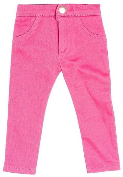 Puppen Skinny Jeans pink Puppenbekleidung für Puppe 43 cm