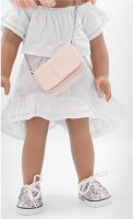 Puppen Handtasche Crossbody Bag Umhängetasche pink Puppenbekleidung für Puppe 43 cm